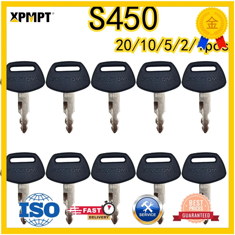 Heavy Equipment Logos - 20/10/5/2/1piecs S450 Excavator Heavy Equipment Black