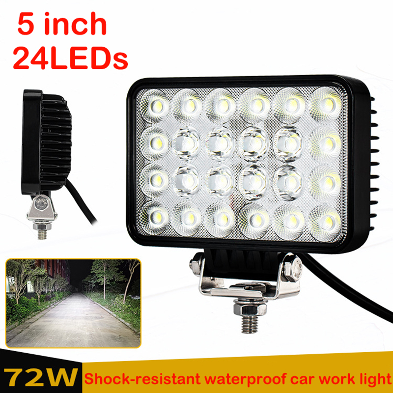 Vehicle Heavy Equipment - 1PC 72W Vehicle Driving Light LED