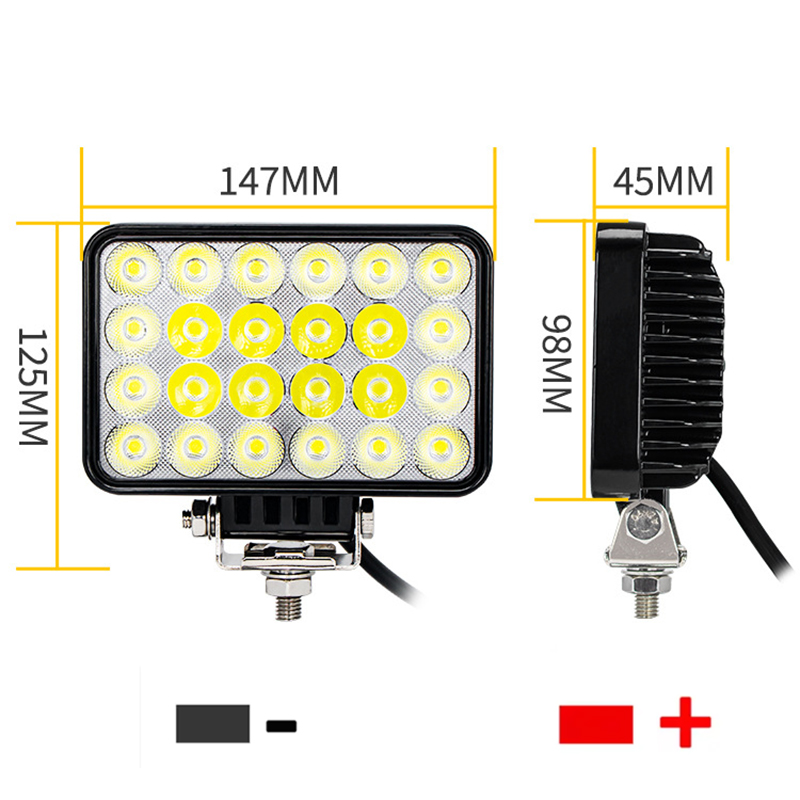 1PC 72W Vehicle Driving Light  - Vehicle Heavy Equipment review and price