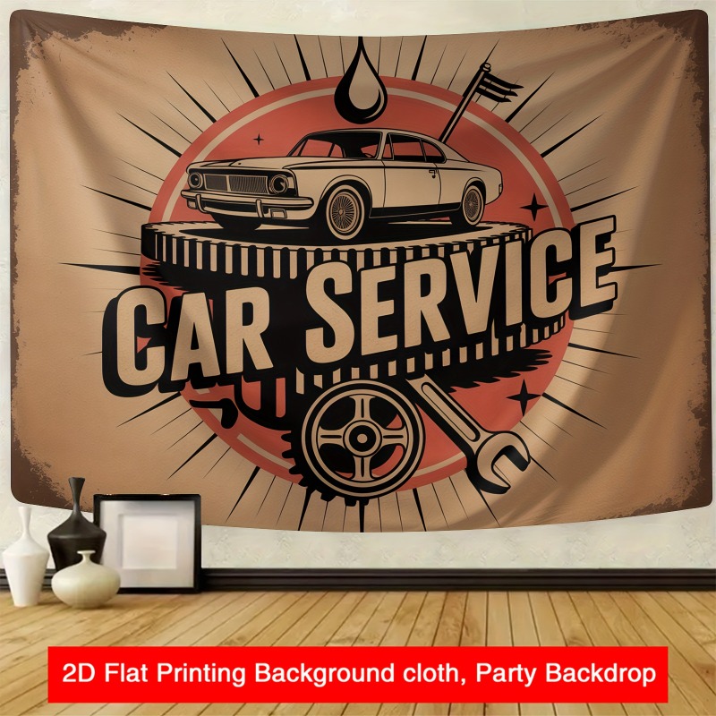 Large retro car service banner - Heavy Equipment In Chinese review and price