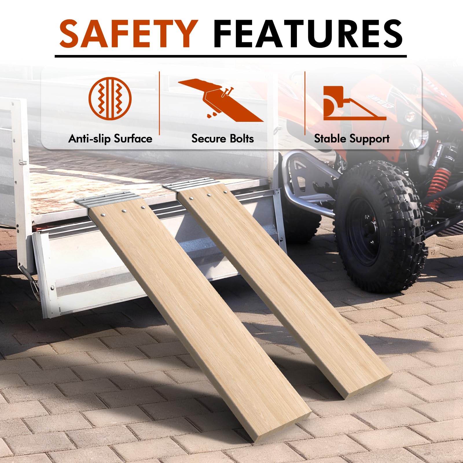 Anti-Slip Loading Ramp Kit for - Vehicle Heavy Equipment review and price