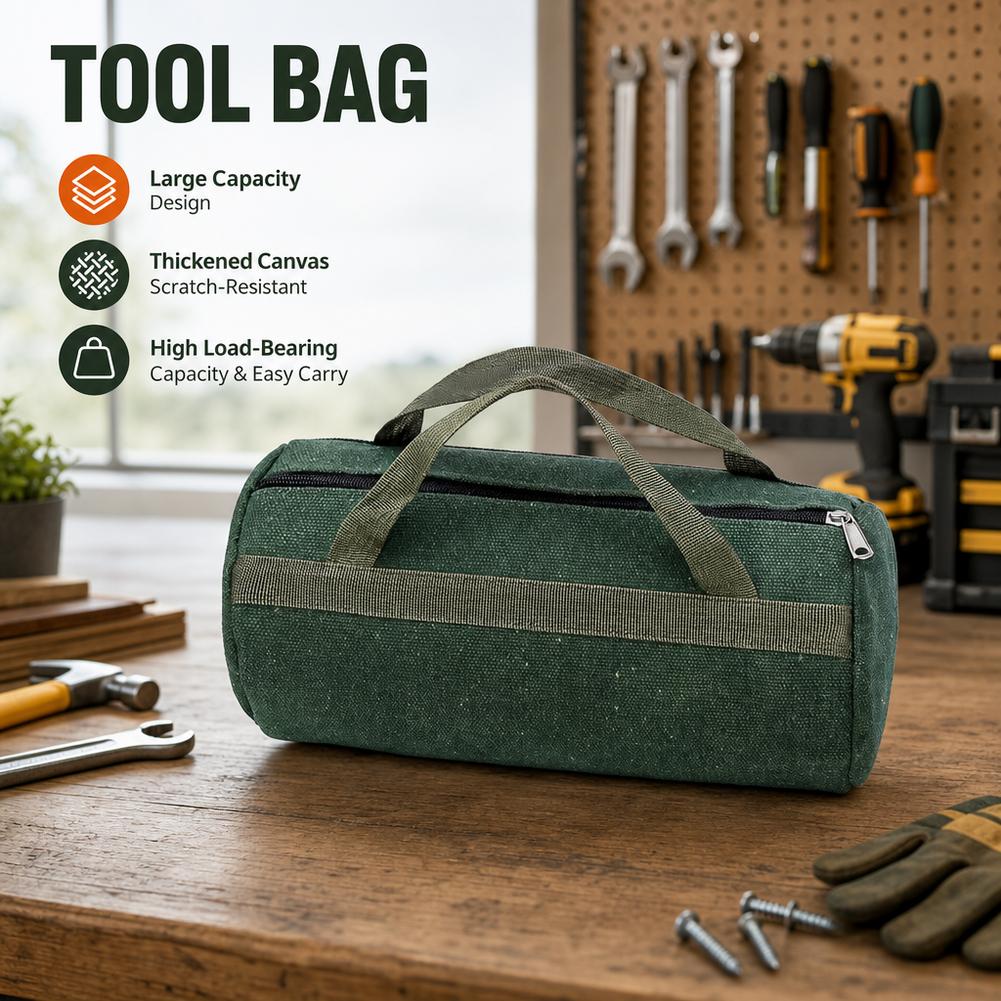 Heavy Duty Green Canvas Cylind - Heavy Equipment Repair review and price