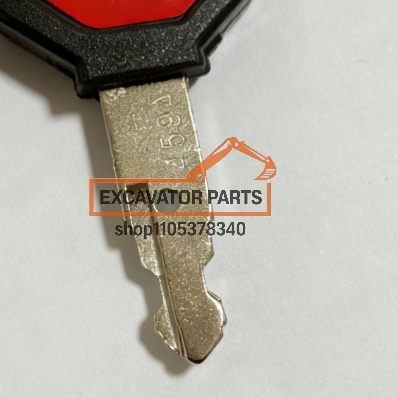1Pc 459A Ignition Key with Red - Heavy Equipment Logos review and price