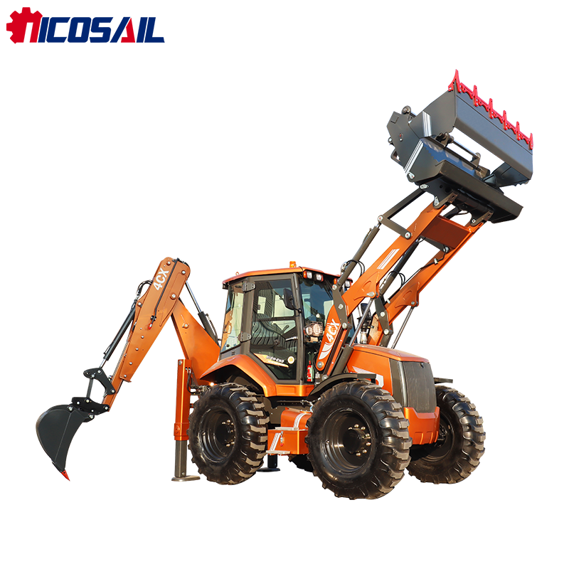 4CX Backhoe Loader Yuchai 4108 - Tractor Backhoe review and price